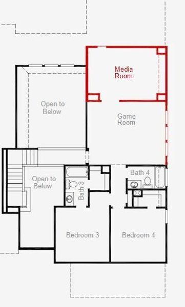 2nd Floor Diagram