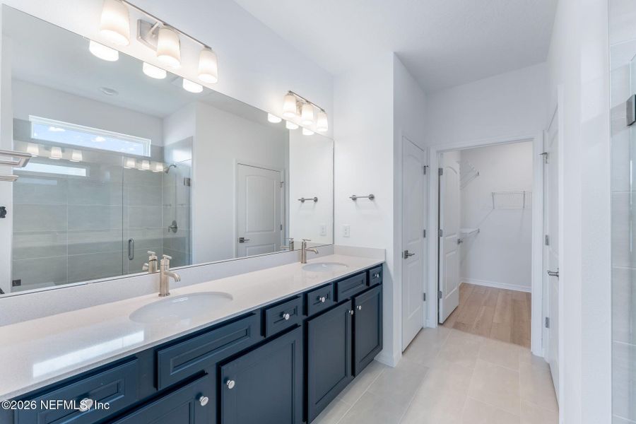 Furnished interior view inside a new home in Del Webb Wildlight, Wildlight (Image 10).