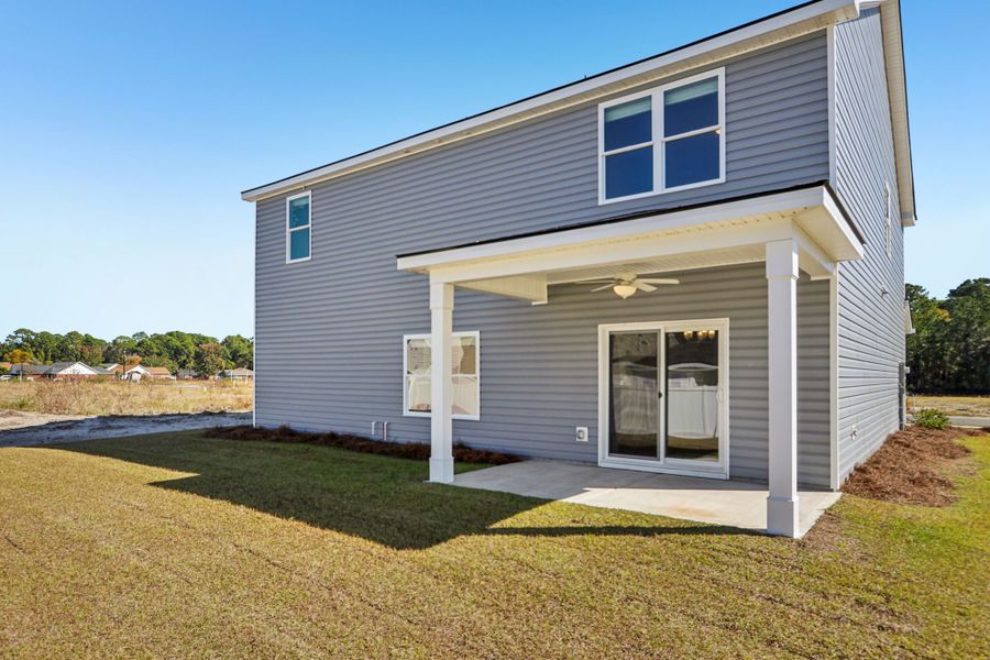 Exterior details and patio area of a home in Hayden Pointe, St. Marys (Image 21). Exterior details and patio area of a home in Hayden Pointe, St. Marys (Image 21).