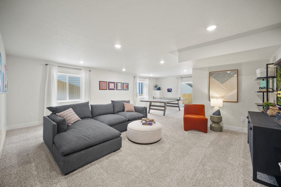 Representative furnished interior of a home built from the Carnation by View Homes in Ridge at Lorson Ranch, Colorado Springs (Image 26).