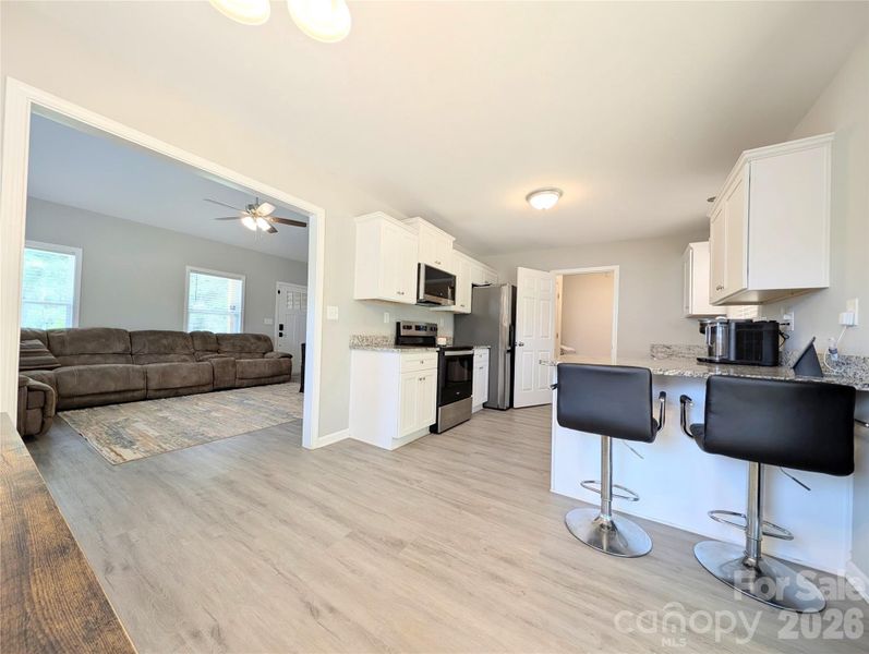 Furnished interior view inside a new home in , Clover (Image 3).