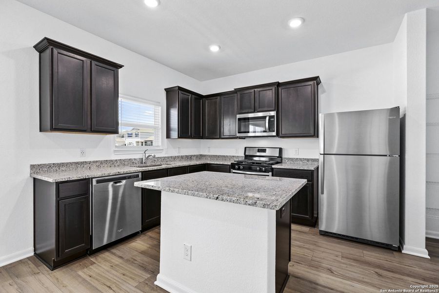 Furnished interior view inside a new home in Luckey Ranch, San Antonio (Image 6).