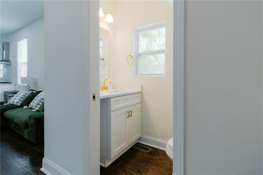 Furnished interior view inside a new home in , Atlanta (Image 11).