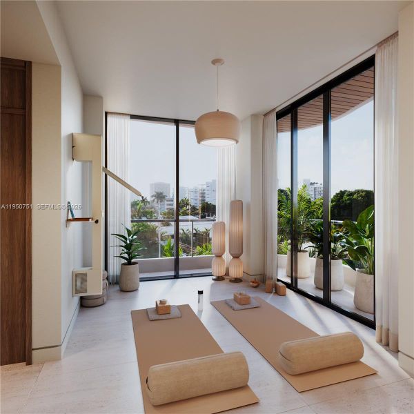 Furnished interior view inside a new home in , Bay Harbor Islands (Image 4).