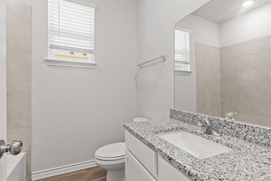 Furnished interior view inside a new home in Retreat at Fossil Creek, Fort Worth (Image 6). Furnished interior view inside a new home in Retreat at Fossil Creek, Fort Worth (Image 6).