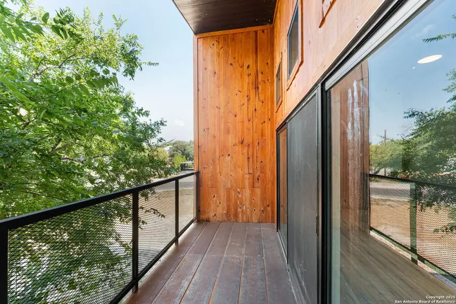 Exterior details and patio area of a home in , San Antonio (Image 2).