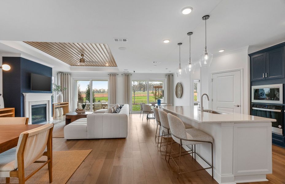 Representative furnished interior of a home built from the Mystique by John Wieland in Treymor, Mount Juliet (Image 5).