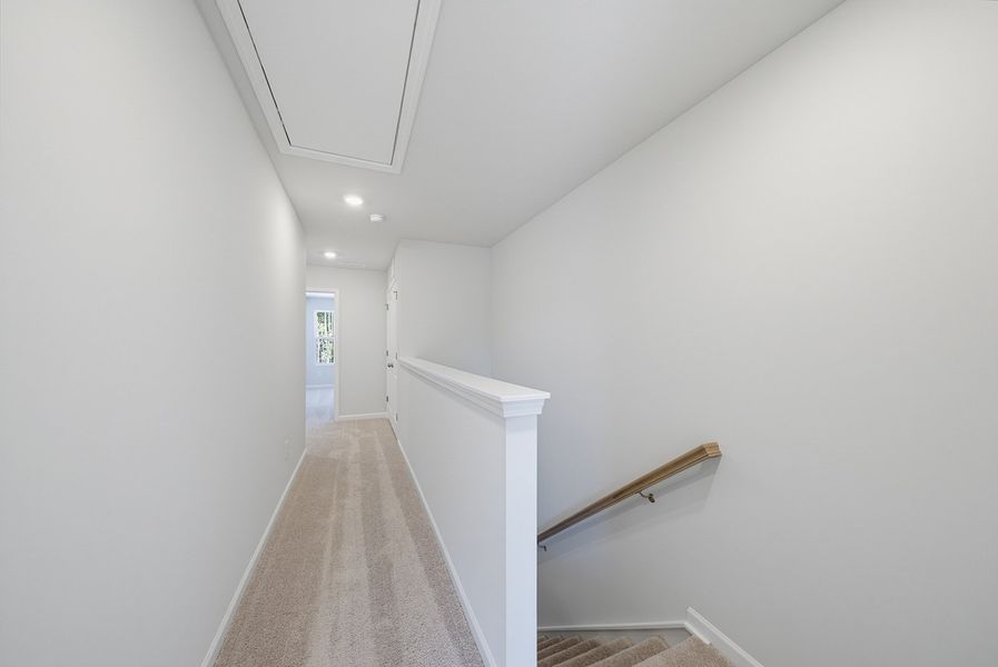 Spacious, unfurnished interior of a new home in Sweetbrier, Durham (Image 21).