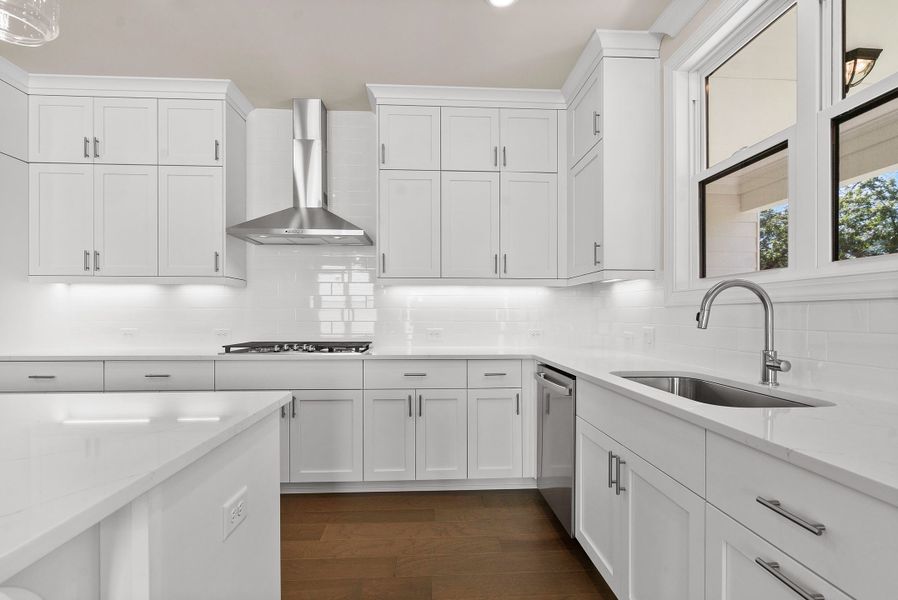 Representative furnished interior of a home built from the The Blaylock by The Providence Group in Promenade at Sawnee Village, Cumming (Image 7).