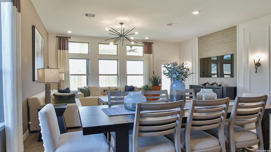 Furnished interior view inside a new home in Prairie Green, Converse (Image 14). Furnished interior view inside a new home in Prairie Green, Converse (Image 14).
