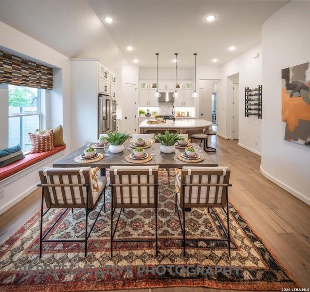 Furnished interior view inside a new home in Prominence, San Antonio (Image 23).
