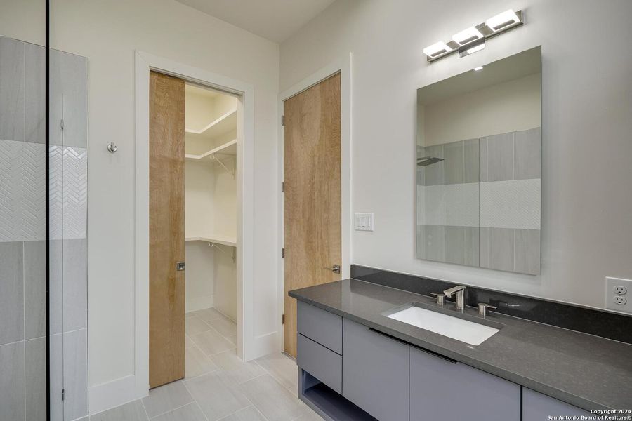 Furnished interior view inside a new home in , San Antonio (Image 50).