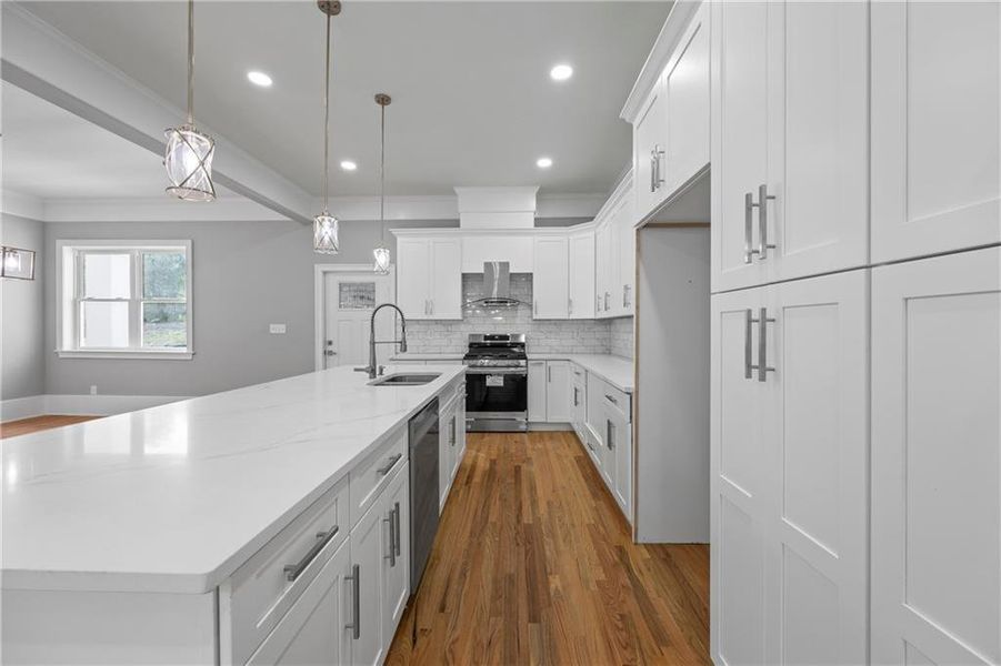Furnished interior view inside a new home in , Fairburn (Image 15).