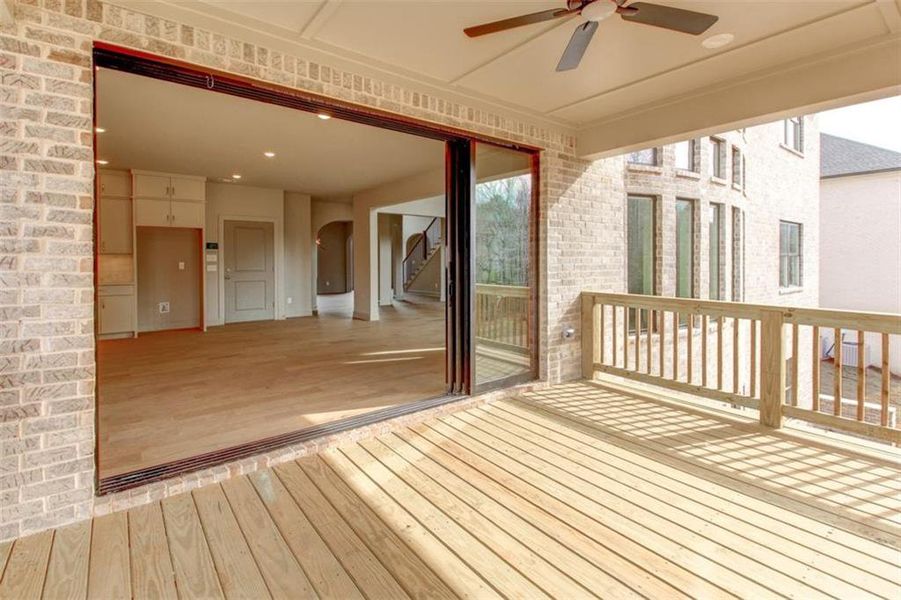 Exterior details and patio area of a home in , Conyers (Image 22).