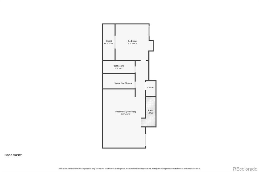 2D floor plan layout of this home in , Denver, CO (Image 35).