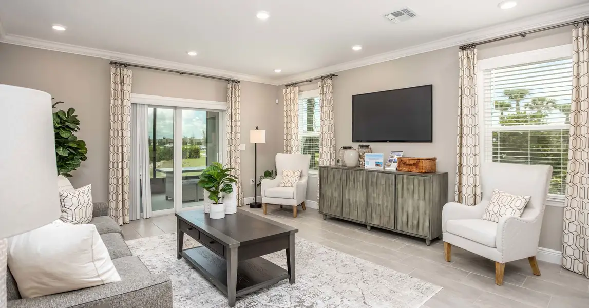 Representative furnished interior of a home built from the Lexington by Maronda Homes in Malabar Springs, Palm Bay (Image 14).