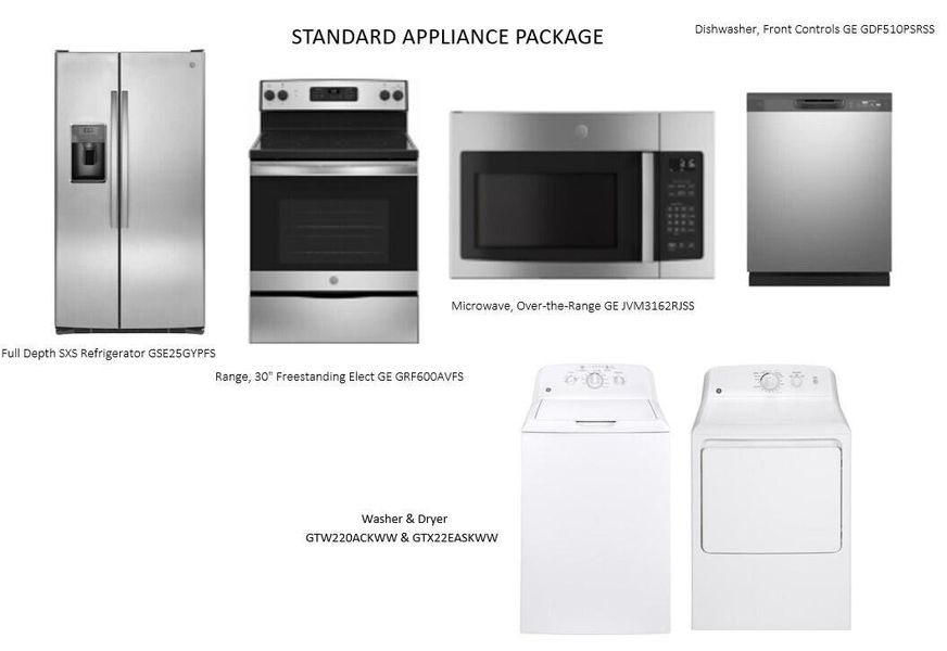 Standard Appliances Standard Appliances