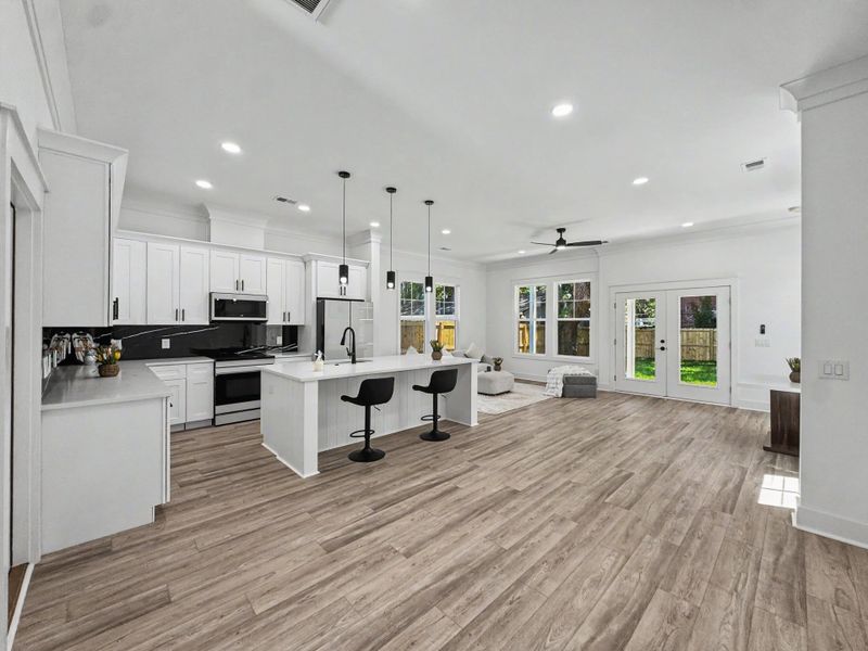 Furnished interior view inside a new home in , North Charleston (Image 11).