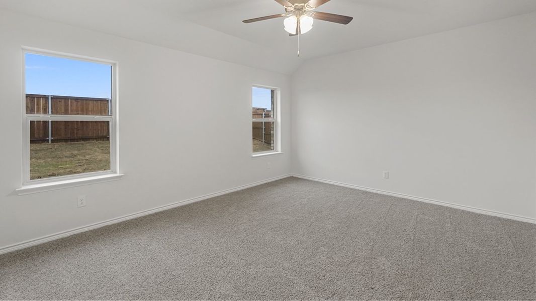 Spacious, unfurnished interior of a new home in Fireside by the Lake, Garland (Image 17).