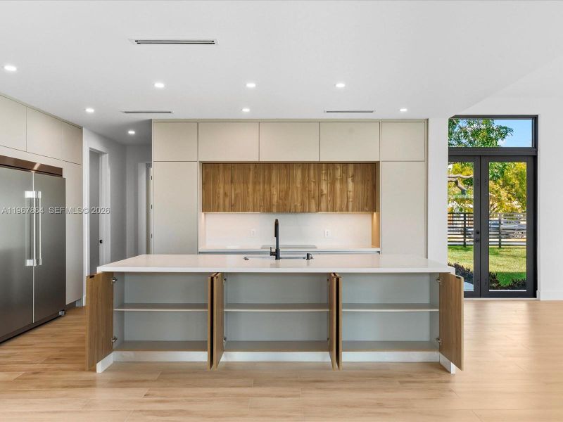 Furnished interior view inside a new home in , Miami (Image 17).