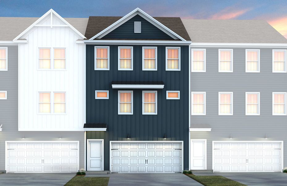 Representative exterior photo of a completed home built from the Summerford by Pulte Homes in Prestwick, Apex, NC (Image 1).