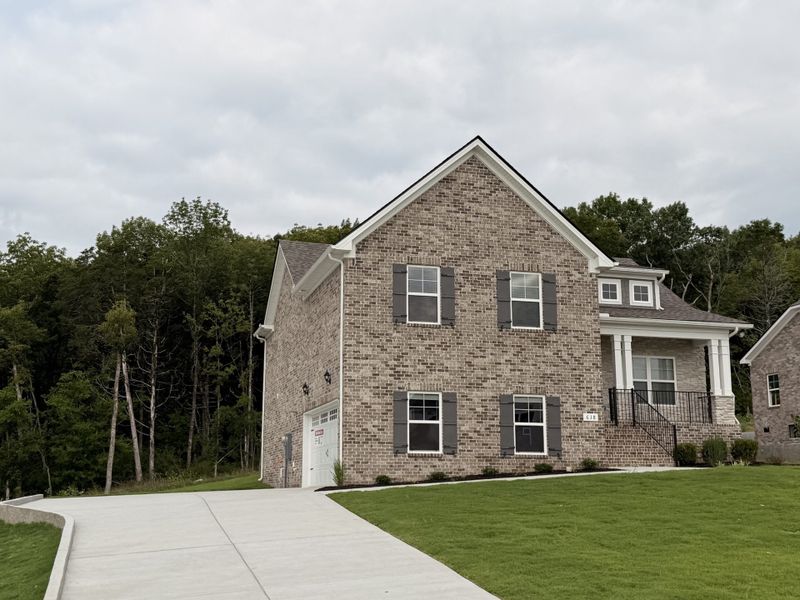 Curb appeal with extra concrete and side entry garage. Curb appeal with extra concrete and side entry garage.