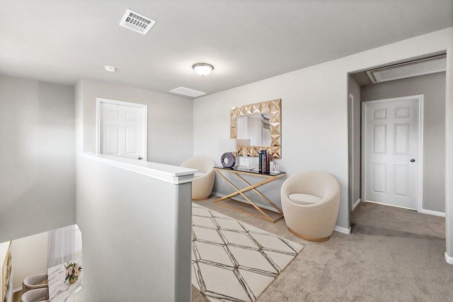 Furnished interior view inside a new home in Rollingbrook Estates, Baytown (Image 14).