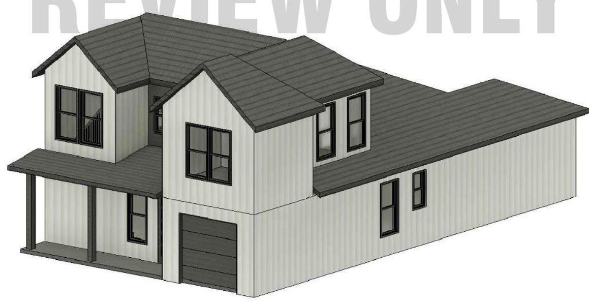 Exterior rendering of this home design in , St. Jo, TX (Image 3).