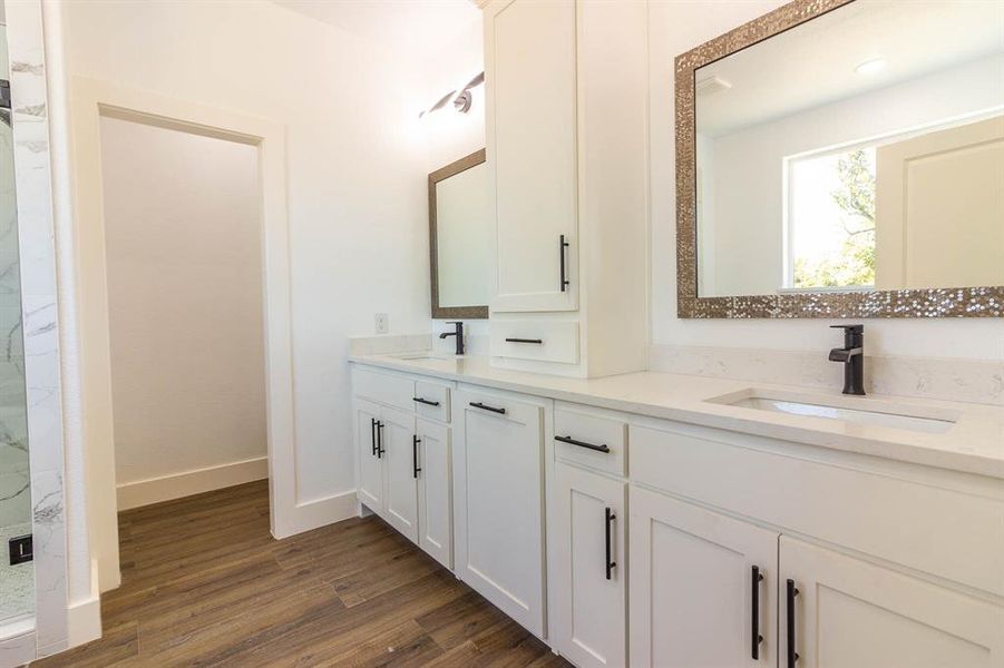 Furnished interior view inside a new home in , Post Oak Bend (Image 7).