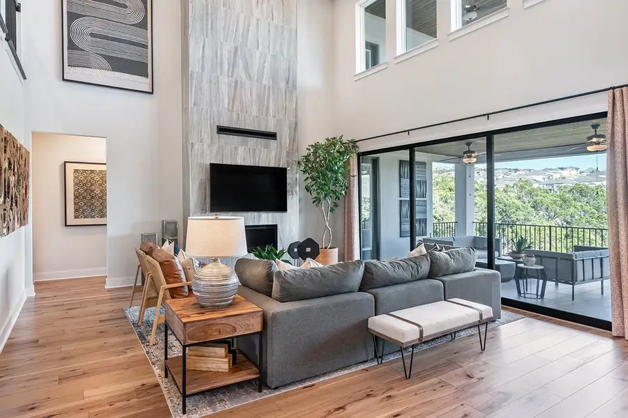 Furnished interior view inside a new home in Travisso, Leander (Image 5).