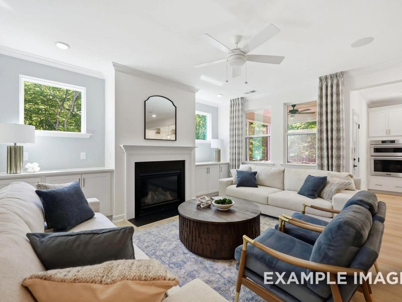 Furnished interior view inside a new home in Ashland, New Hill (Image 11).
