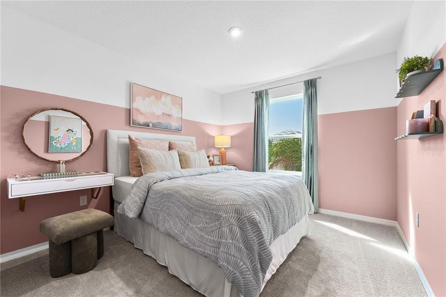 Furnished interior view inside a new home in Oakfield Trails, Parrish (Image 32). Furnished interior view inside a new home in Oakfield Trails, Parrish (Image 32).
