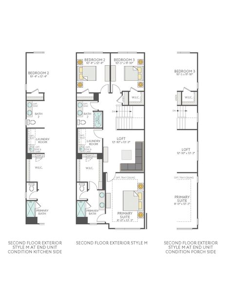 2D floor plan layout for the Cardinal by Tri Pointe Homes in North Bend, Charlotte, NC (Image 4). 2D floor plan layout for the Cardinal by Tri Pointe Homes in North Bend, Charlotte, NC (Image 4).
