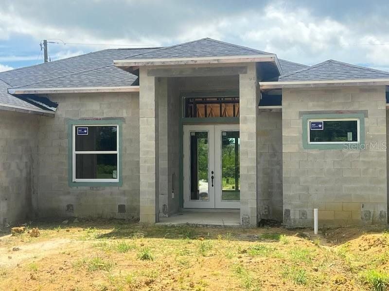 Front entrance of the home Currently Under Construction Front entrance of the home Currently Under Construction