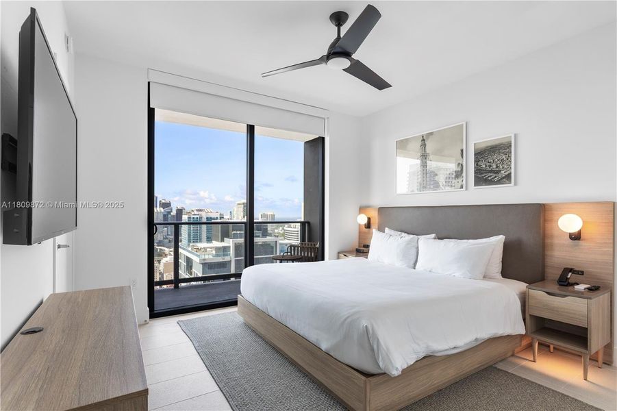 Furnished interior view inside a new home in , Miami (Image 7).