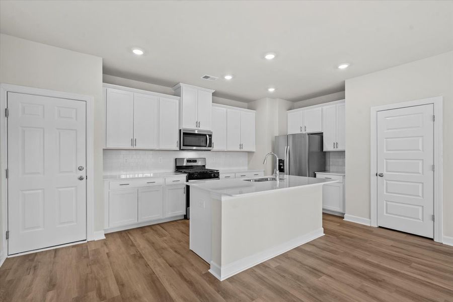Furnished interior view inside a new home in Cedar Shoals – Heritage Collection, Piedmont (Image 4).