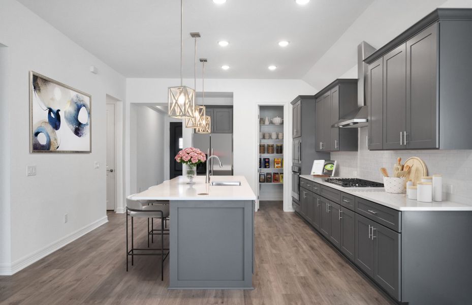 Virtually Staged Kitchen