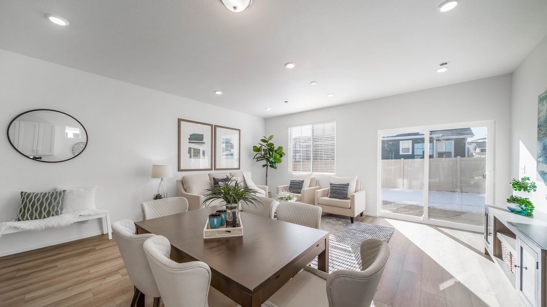 Furnished interior view inside a new home in Green Valley Ranch, Aurora (Image 14).