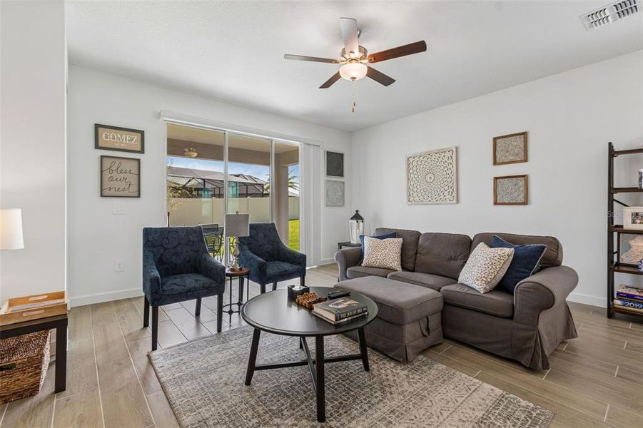 Furnished interior view inside a new home in Mirada Active Adult, San Antonio (Image 34).