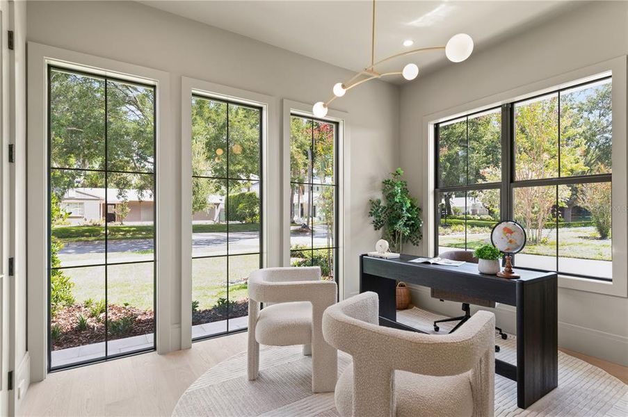 Furnished interior view inside a new home in , Orlando (Image 18).
