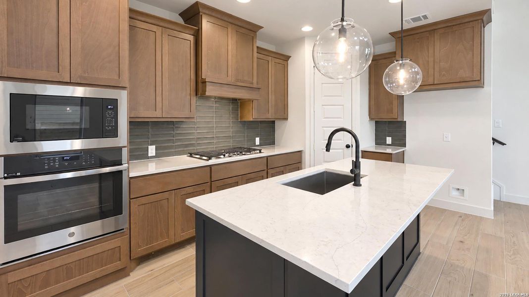Furnished interior view inside a new home in Solms Landing, New Braunfels (Image 12).
