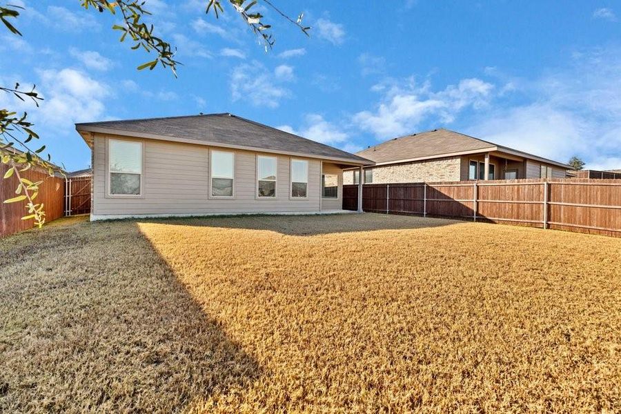 Covered back porch for relaxing and hanging out Covered back porch for relaxing and hanging out
