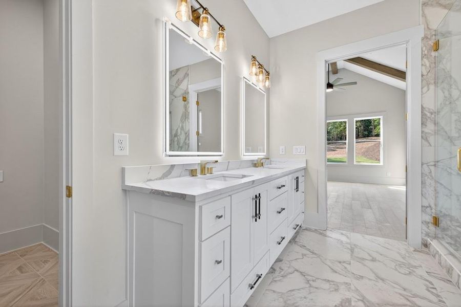Furnished interior view inside a new home in , Jefferson (Image 29).