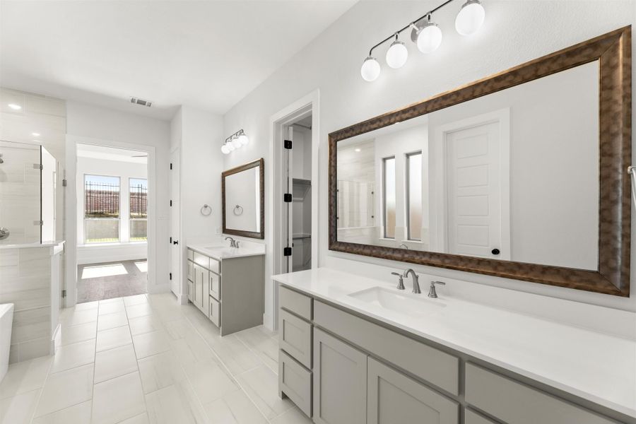 Representative furnished interior of a home built from the 5012 by Tradition Homes in Lakewood at Brookhollow – 60′ Lots, Prosper (Image 3).