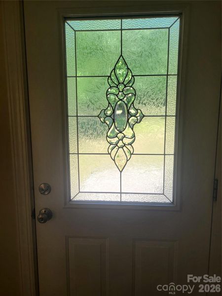 Front door from Interior Front door from Interior