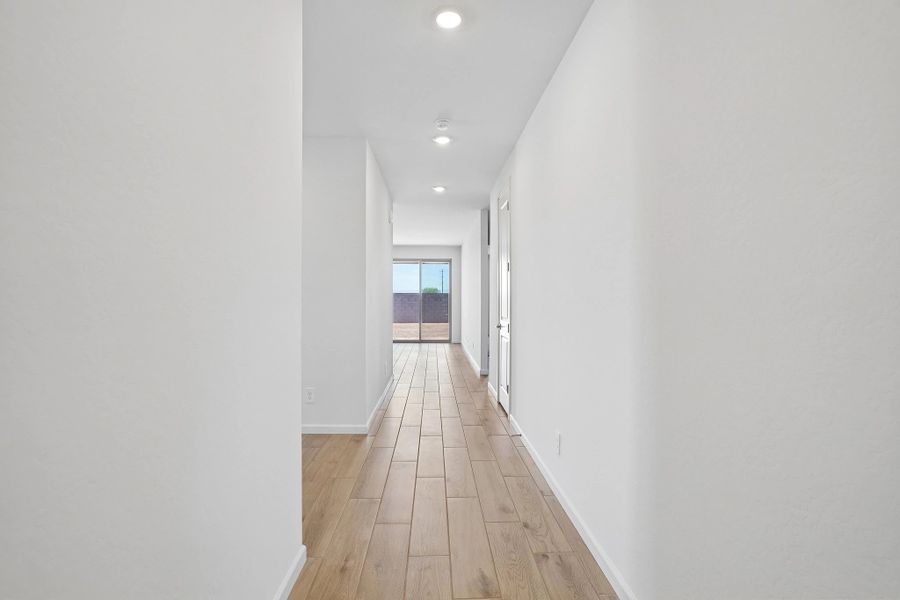 Entry hall to home