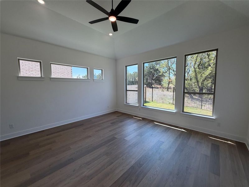 Primary Bedroom with elevated ceiling