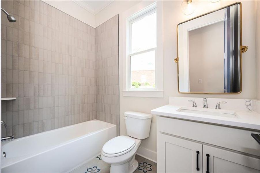 Furnished interior view inside a new home in , Monroe (Image 20).