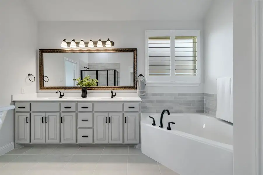 Furnished interior view inside a new home in Lovers Landing, Forney (Image 7).