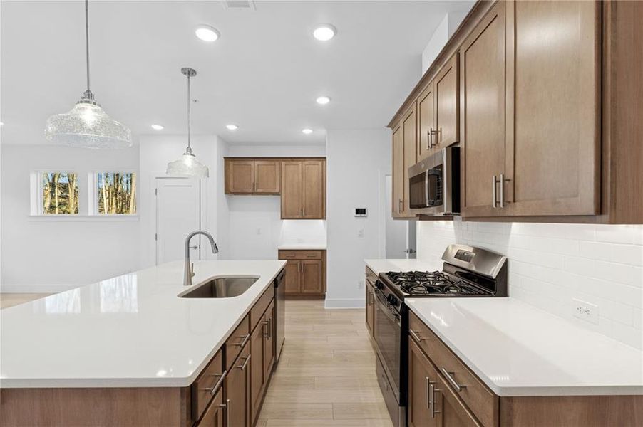 Furnished interior view inside a new home in Grandview Terrace, Canton (Image 5).